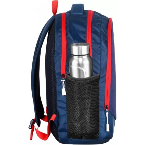 Medium 27 L Backpack Unisex Designer 15.6 Waterproof Laptop Backpack (Red, Blue, White) Medium 27 L Backpack Unisex Designer 15.6 Waterproof Laptop Backpack (Red, Blue, White)
