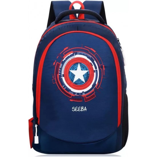 Medium 27 L Backpack Unisex Designer 15.6 Waterproof Laptop Backpack (Red, Blue, White) Medium 27 L Backpack Unisex Designer 15.6 Waterproof Laptop Backpack (Red, Blue, White)