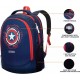 Medium 27 L Backpack Unisex Designer 15.6 Waterproof Laptop Backpack (Red, Blue, White) Medium 27 L Backpack Unisex Designer 15.6 Waterproof Laptop Backpack (Red, Blue, White)