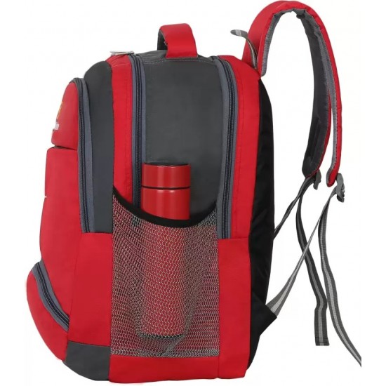 Large 35 L Laptop Backpack Light Weight College bag/laptop bag/School bag/Tuition bag/Office bag (Red, White) Large 35 L Laptop Backpack Light Weight College bag/laptop bag/School bag/Tuition bag/Office bag (Red, White)