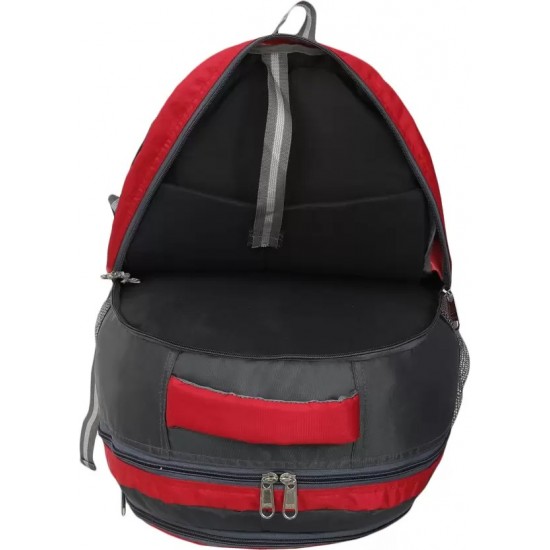 Large 35 L Laptop Backpack Light Weight College bag/laptop bag/School bag/Tuition bag/Office bag (Red, White) Large 35 L Laptop Backpack Light Weight College bag/laptop bag/School bag/Tuition bag/Office bag (Red, White)