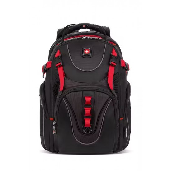 Wenger 16 inch Laptop Backpack - Black/Red Wenger 16 inch Laptop Backpack - Black/Red