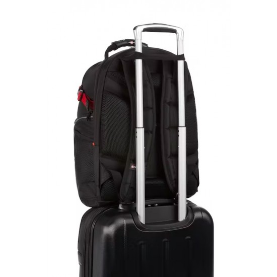 Wenger 16 inch Laptop Backpack - Black/Red Wenger 16 inch Laptop Backpack - Black/Red