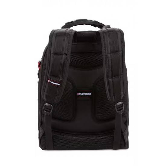 Wenger 16 inch Laptop Backpack - Black/Red Wenger 16 inch Laptop Backpack - Black/Red