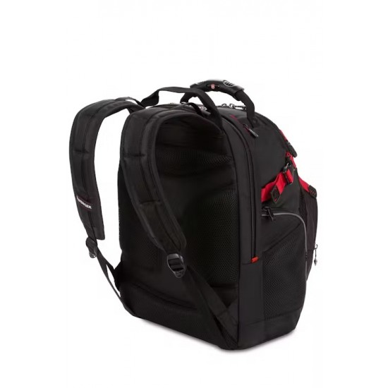 Wenger 16 inch Laptop Backpack - Black/Red Wenger 16 inch Laptop Backpack - Black/Red