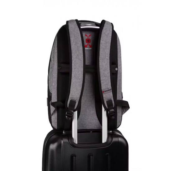 Wenger Tandem 16 inch Laptop Backpack - Gray/Black Wenger Tandem 16 inch Laptop Backpack - Gray/Black