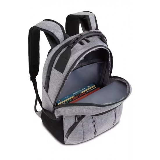 Wenger Tandem 16 inch Laptop Backpack - Gray/Black Wenger Tandem 16 inch Laptop Backpack - Gray/Black