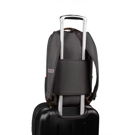 Wenger City Upgrade 16" Laptop Backpack / Crossbody Day Bag Combo - Gray/Brown Wenger City Upgrade 16" Laptop Backpack / Crossbody Day Bag Combo - Gray/Brown