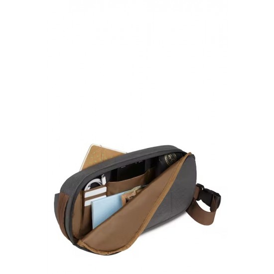 Wenger City Upgrade 16" Laptop Backpack / Crossbody Day Bag Combo - Gray/Brown Wenger City Upgrade 16" Laptop Backpack / Crossbody Day Bag Combo - Gray/Brown
