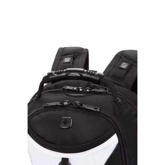 Black Series ScanSmart Laptop Backpack - Black/White Black Series ScanSmart Laptop Backpack - Black/White