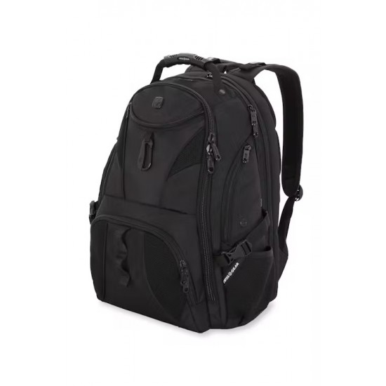 Black Series ScanSmart Laptop Backpack - Black/White Black Series ScanSmart Laptop Backpack - Black/White