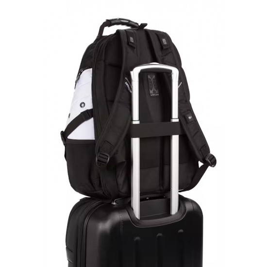 Black Series ScanSmart Laptop Backpack - Black/White Black Series ScanSmart Laptop Backpack - Black/White