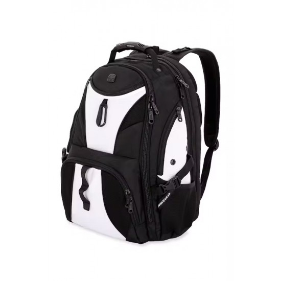 Black Series ScanSmart Laptop Backpack - Black/White Black Series ScanSmart Laptop Backpack - Black/White