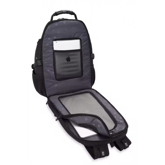 Black Series ScanSmart Laptop Backpack - Black/White Black Series ScanSmart Laptop Backpack - Black/White