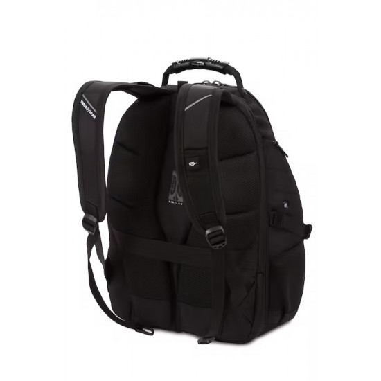 Black Series ScanSmart Laptop Backpack - Black/White Black Series ScanSmart Laptop Backpack - Black/White