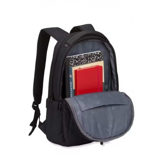 Laptop Backpack - Black/White Logo Laptop Backpack - Black/White Logo