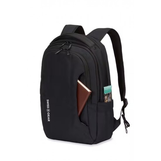 Laptop Backpack - Black/White Logo Laptop Backpack - Black/White Logo