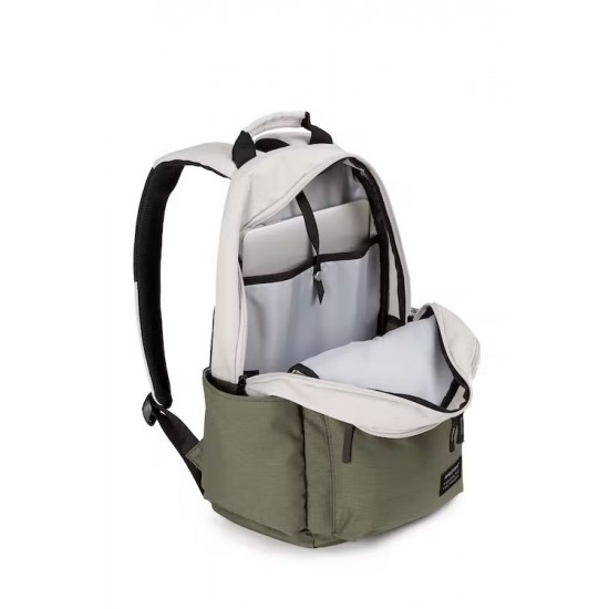 Laptop Backpack - Ivory/Olive Laptop Backpack - Ivory/Olive