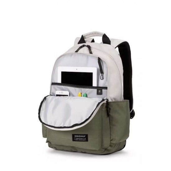 Laptop Backpack - Ivory/Olive Laptop Backpack - Ivory/Olive