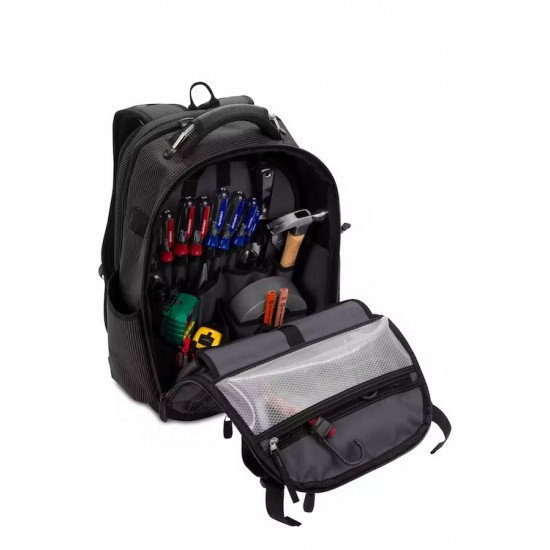 Swissgear USB Work Pack Pro Tool Backpack - Black Canvas Swissgear USB Work Pack Pro Tool Backpack - Black Canvas