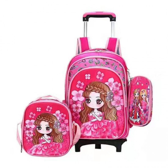 Barbie Pink Trolly Bag Barbie Pink Trolly Bag