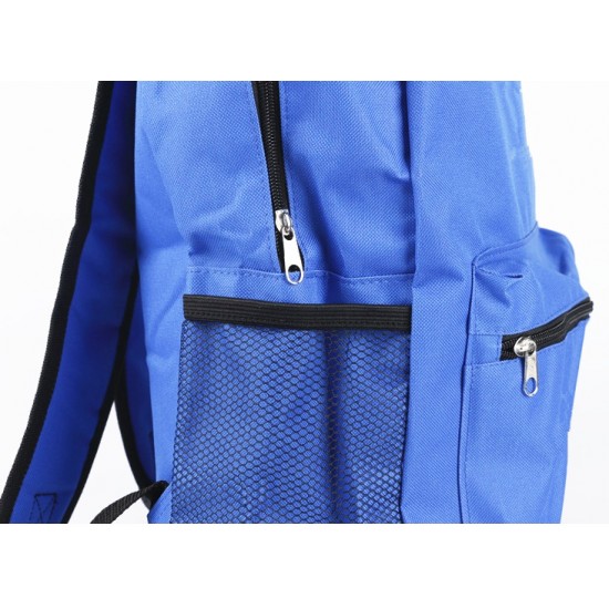 Blue Bag And Black Zips Blue Bag And Black Zips