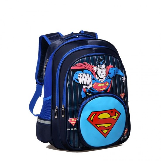 Black Bag And Blue Zips School Back Pack Black Bag And Blue Zips School Back Pack