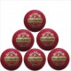 Tournament Red Cricket Ball 6 Balls Set Tournament Red Cricket Ball 6 Balls Set