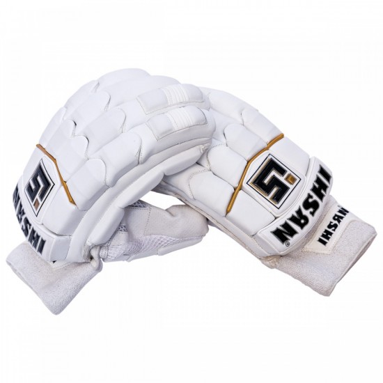 Cricket Batting Gloves Black Gold Cricket Batting Gloves Black Gold