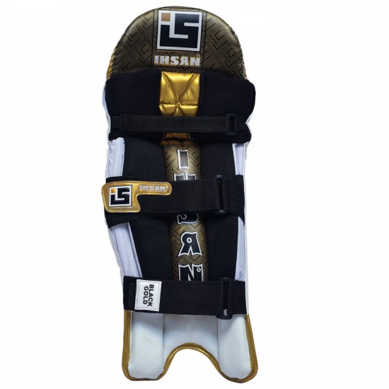 Cricket Batting Pads Black Gold Cricket Batting Pads Black Gold