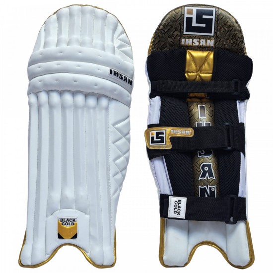 Cricket Batting Pads Black Gold Cricket Batting Pads Black Gold