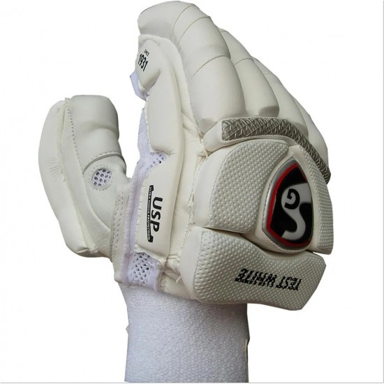 SG Test White Cricket Batting Gloves New SG Test White Cricket Batting Gloves New