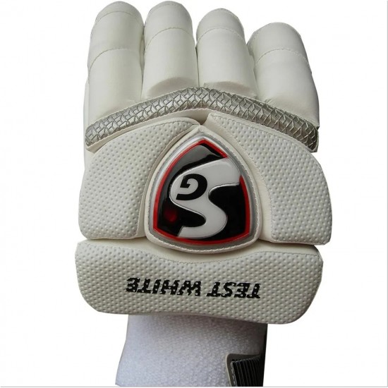 SG Test White Cricket Batting Gloves New SG Test White Cricket Batting Gloves New