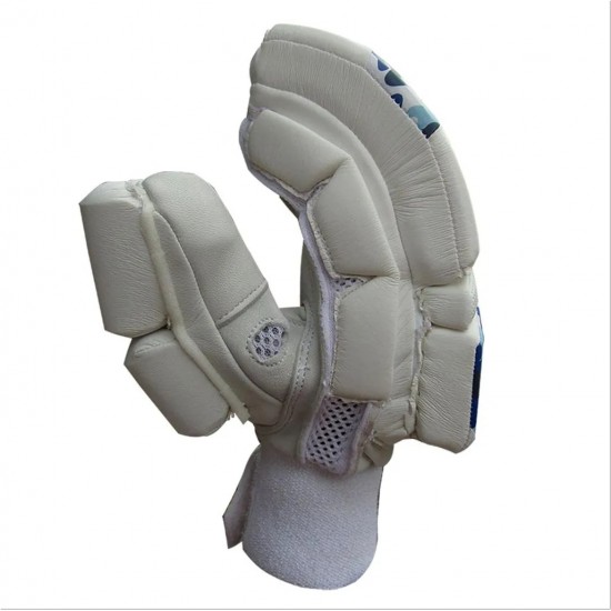SG R17 Cricket Batting Gloves White and Blue RH SG R17 Cricket Batting Gloves White and Blue RH