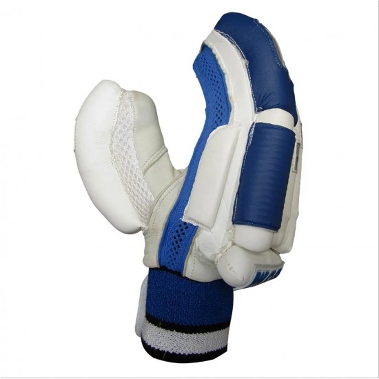 BDM Sachin Special Batting Gloves White and Blue BDM Sachin Special Batting Gloves White and Blue