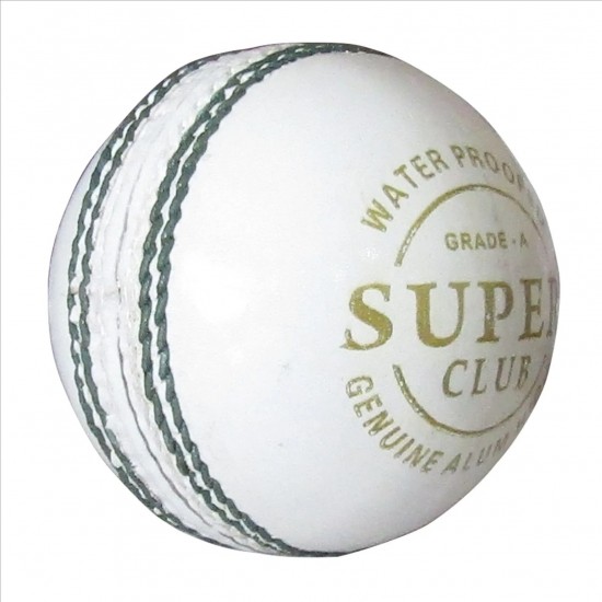 Super Club White Cricket Ball (Set of 6) Super Club White Cricket Ball (Set of 6)