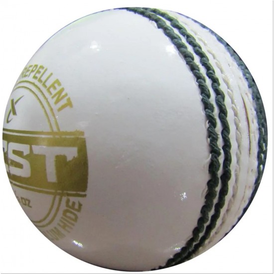 Test White Cricket Ball (Set of 6) Test White Cricket Ball (Set of 6)