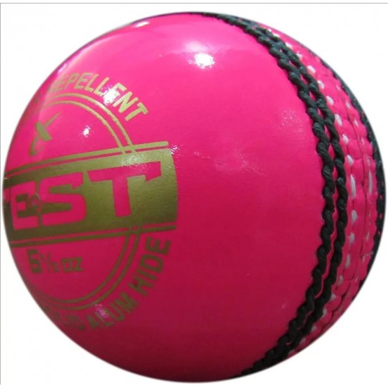 Test Pink Leather Cricket HardBall Set of 6 Test Pink Leather Cricket HardBall Set of 6