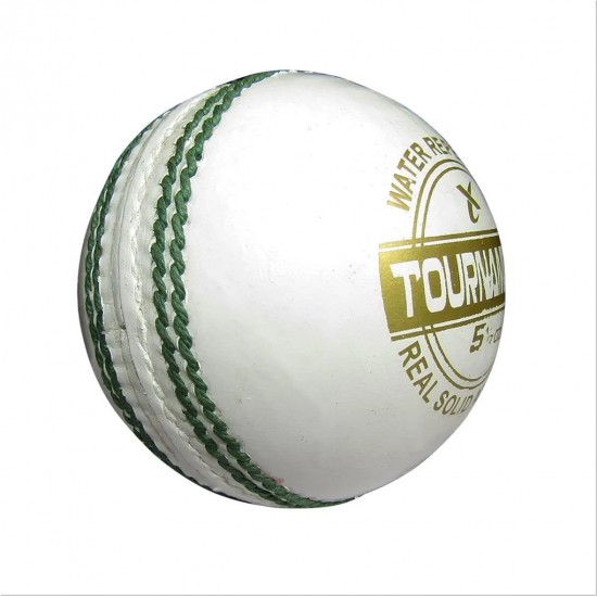Tournament White Cricket Ball (Set of 6)