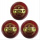Test Leather Cricket Ball Set of 3 Test Leather Cricket Ball Set of 3
