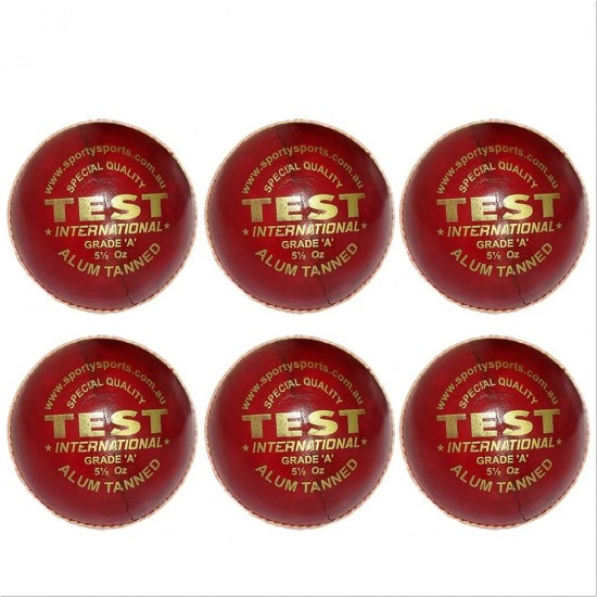 leather Test Special Cricket Ball Set of 6 Ball leather Test Special Cricket Ball Set of 6 Ball