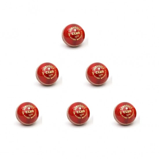 SS Club Cricket Ball 6 Ball Set SS Club Cricket Ball 6 Ball Set