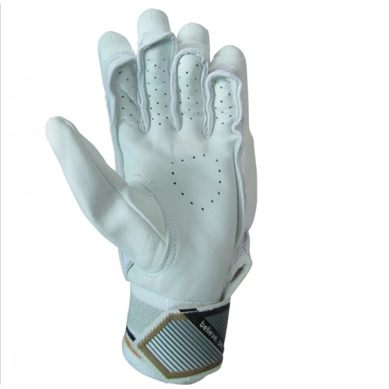 SG HP 33 Cricket Batting Gloves white and Gold SG HP 33 Cricket Batting Gloves white and Gold