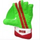 BDM Aero Dynamic Cricket Wicket keeping Gloves Red White and Green BDM Aero Dynamic Cricket Wicket keeping Gloves Red White and Green
