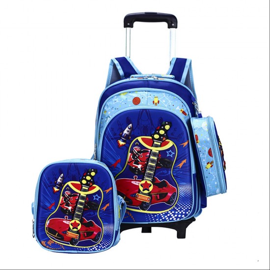 Boys Trolly Back Pack Blue Boys Trolly Back Pack Blue