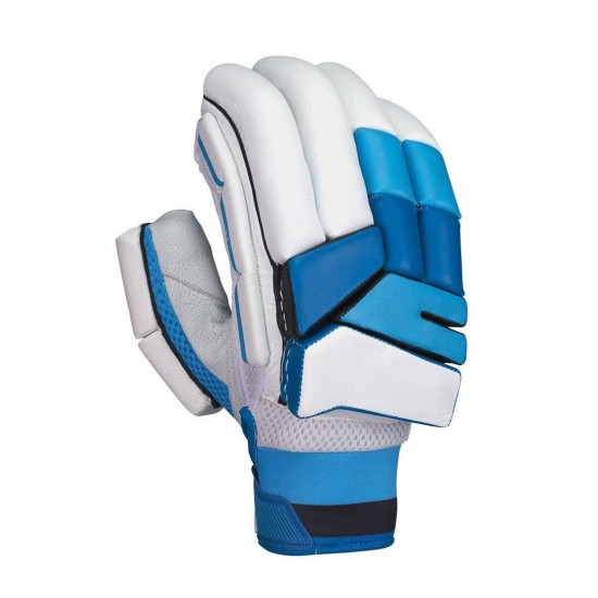 Blue and White HardBall Batting Gloves KS 4478 Blue and White HardBall Batting Gloves KS 4478