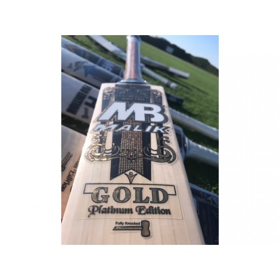 MB MALIK GOLD PLATINUM EDITION CRICKET BAT MB MALIK GOLD PLATINUM EDITION CRICKET BAT