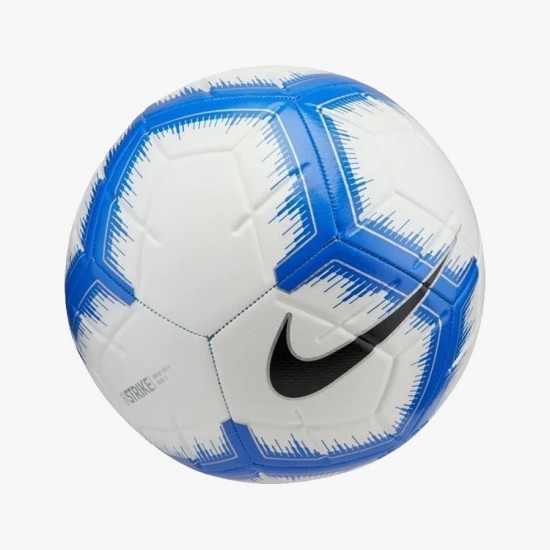 STRIKE SOCCER BALL - WHITE/BLACK/BLUE STRIKE SOCCER BALL - WHITE/BLACK/BLUE