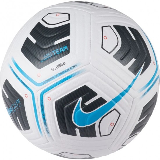 Nike Academy Team Soccer Ball - White/Black/Blue Fury Nike Academy Team Soccer Ball - White/Black/Blue Fury